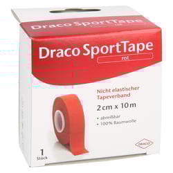 Dracotapeverband 10mx2cm rot