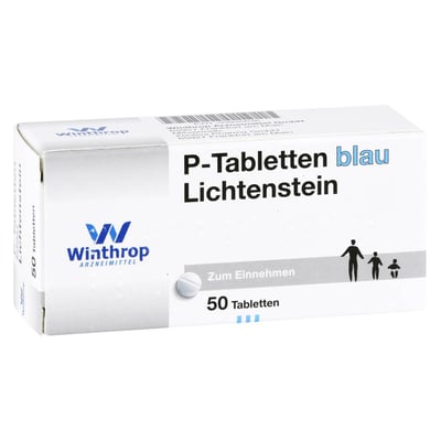 P Tabletten Blau 8mm Teilk