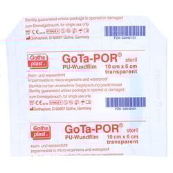 GOTA-POR PU Wundfilm 10x6 cm steril Pflaster