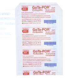GOTA-POR PU Wundfilm 15x10 cm steril Pflaster
