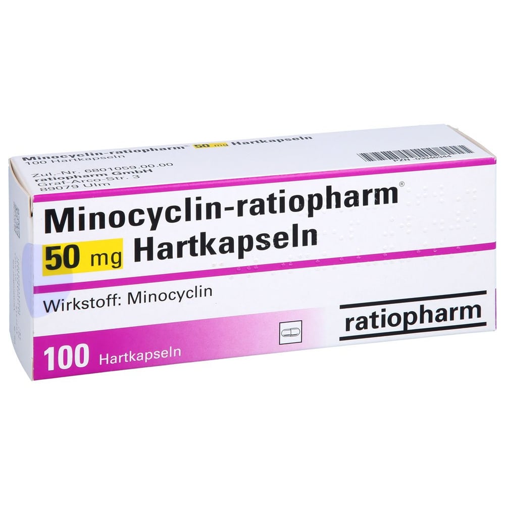 MINOCYCLIN-ratiopharm 50 mg Hartkapseln