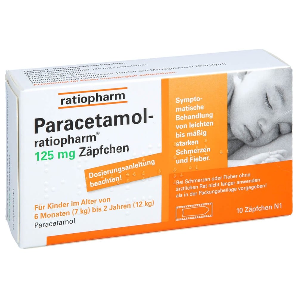 Paracetamol-ratiopharm 125 mg
