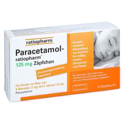 Paracetamol-ratiopharm 125 mg