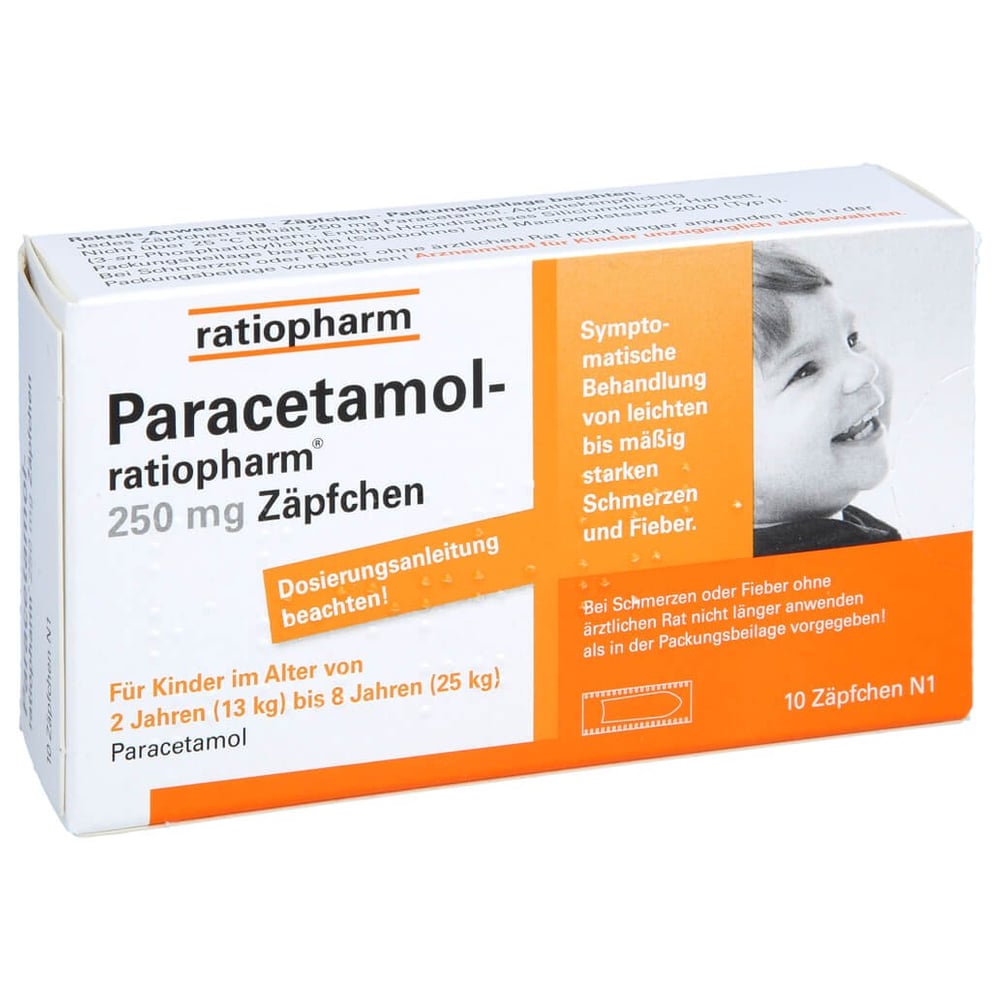 Paracetamol-ratiopharm 250 mg