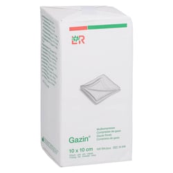 Gazin Mullkomp.10x10 cm unsteril 16fach Op