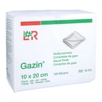 Gazin Mullkompresse 10x20 cm unsteril 12fach Op