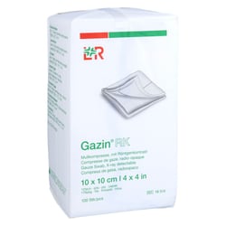 Gazin Mullkompresse 10x10 cm unsteril 12fach Rk