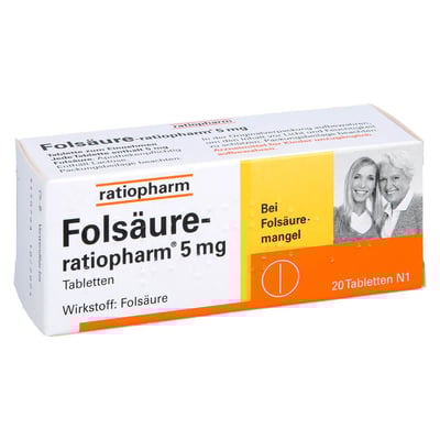 Folsäure-ratiopharm 5 mg