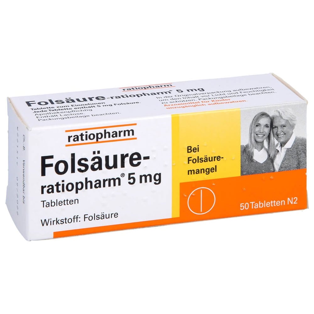 Folsäure-ratiopharm 5 mg