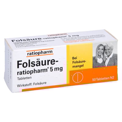 Folsäure-ratiopharm 5mg