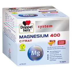 Doppelherz Magnesium 400 Citrat Orange-Granatapfel