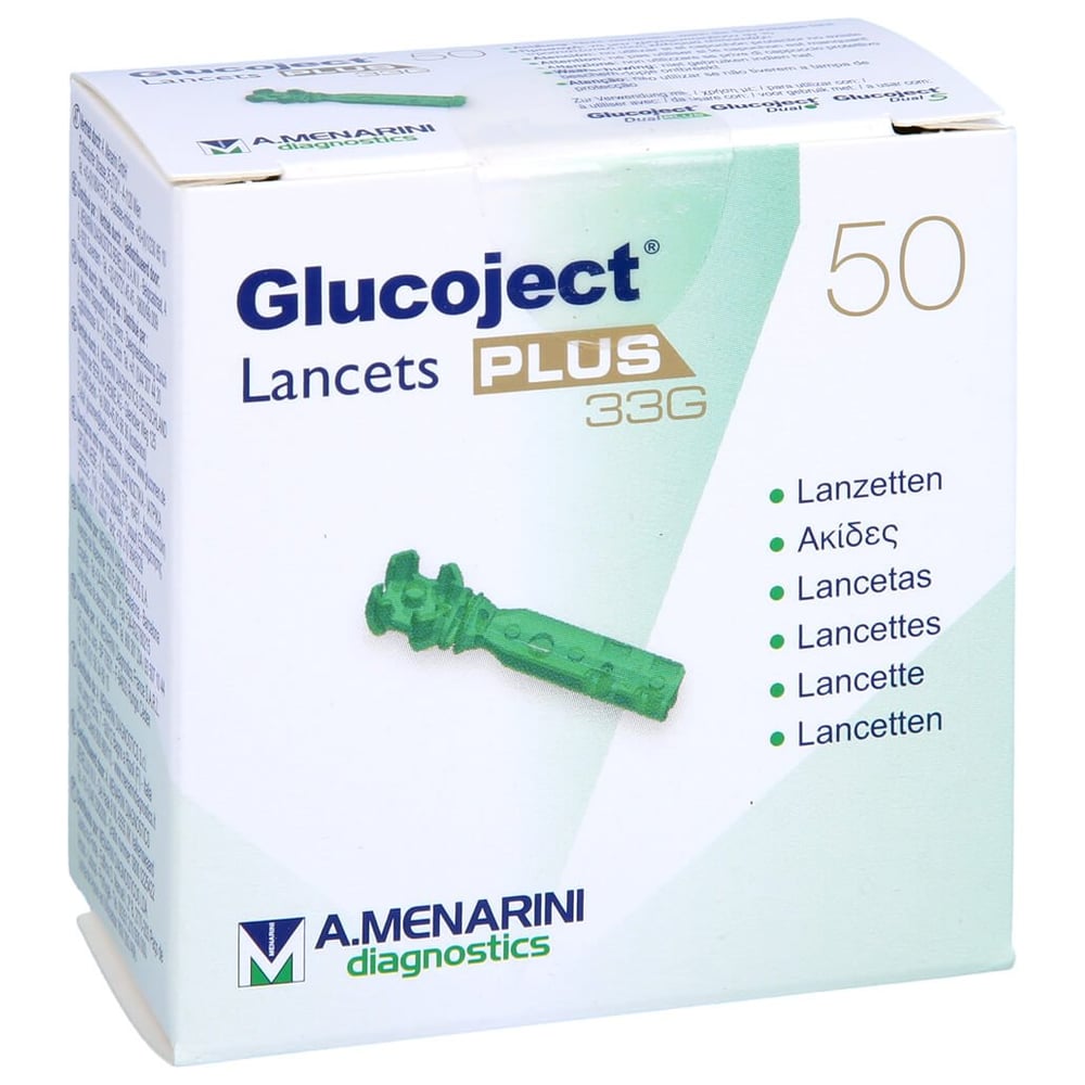 Glucoject Lancets PLUS 33G