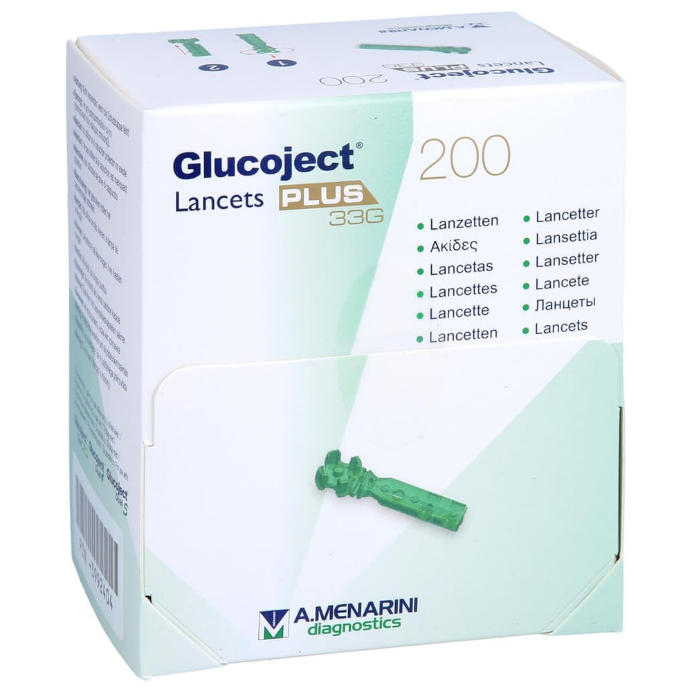 Glucoject Lancets PLUS 33G