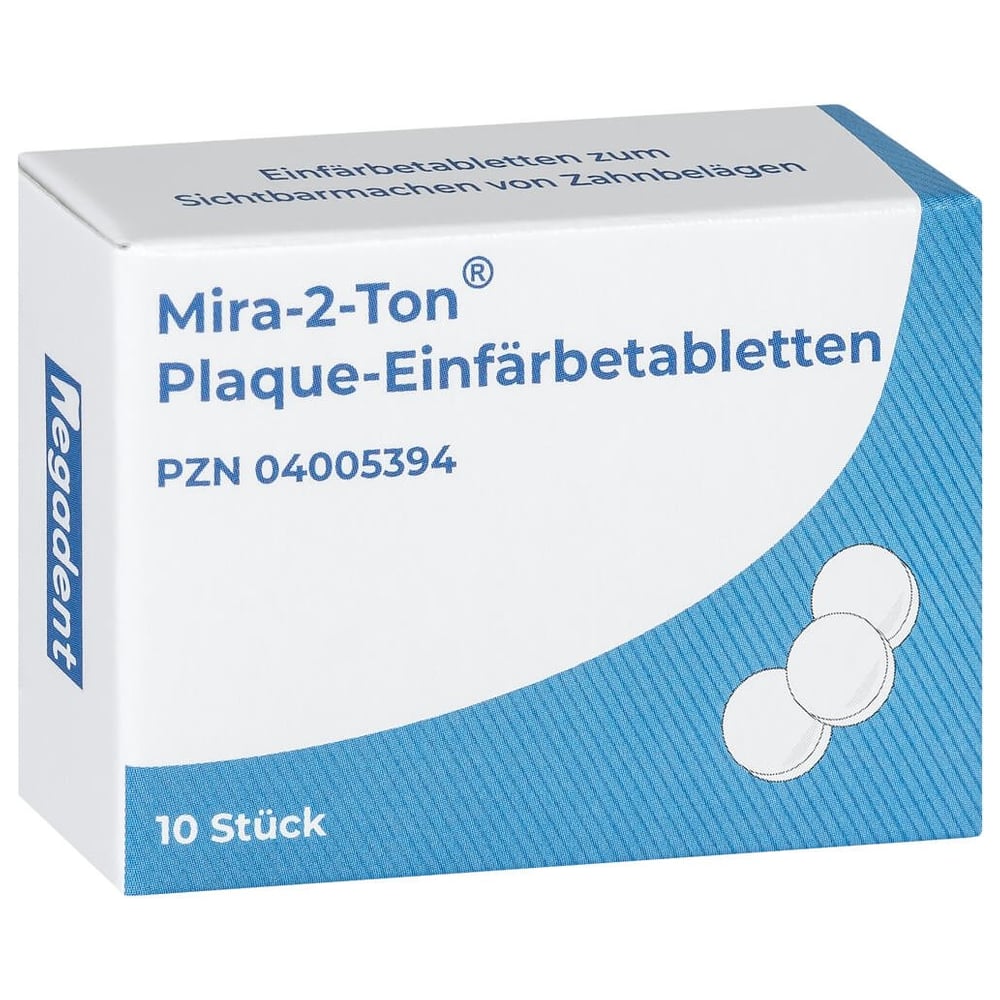 Mira 2 Ton Plaque Einfärbetabletten