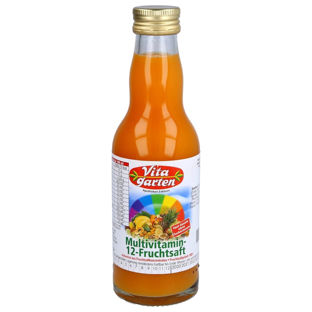Vitagarten 12-Frucht-Multi-Saft Einwegflasche