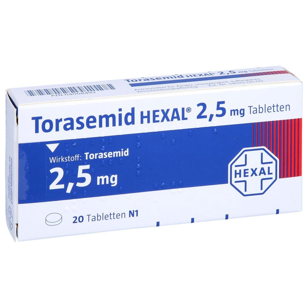 Torasemid HEXAL 2,5 mg