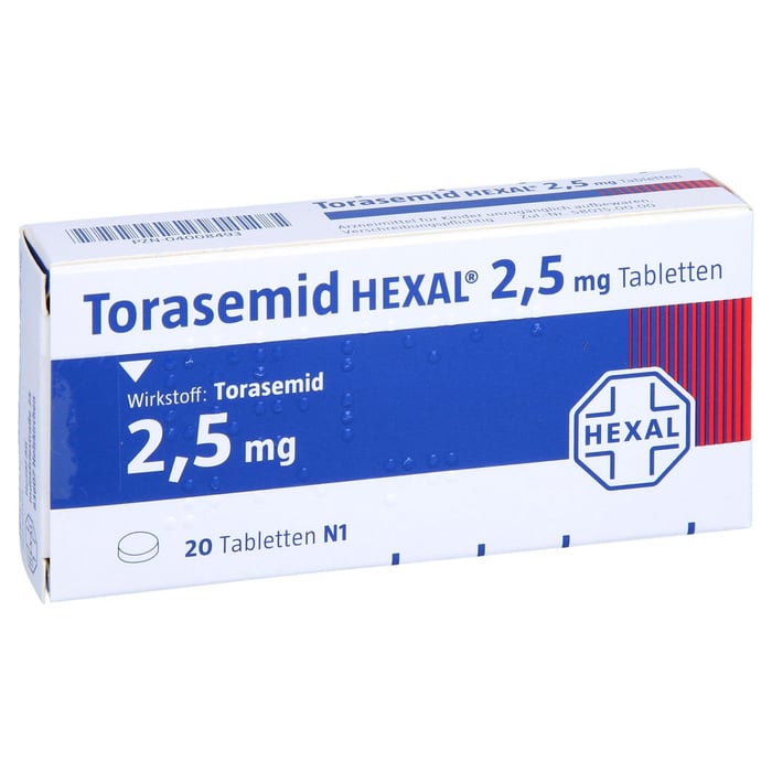 Torasemid HEXAL 2,5mg