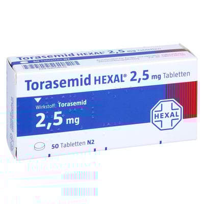 Torasemid HEXAL 2,5 mg