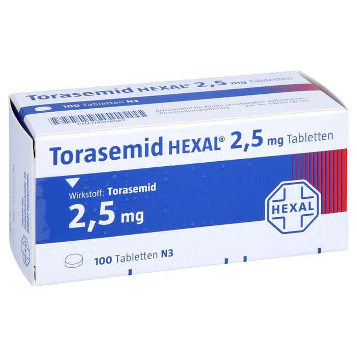Torasemid HEXAL 2,5mg