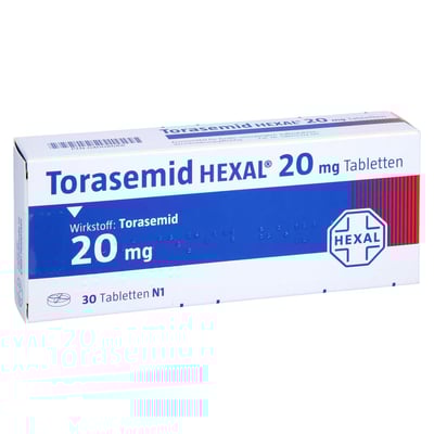 Torasemid HEXAL 20 mg