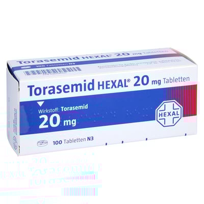 Torasemid HEXAL 20 mg