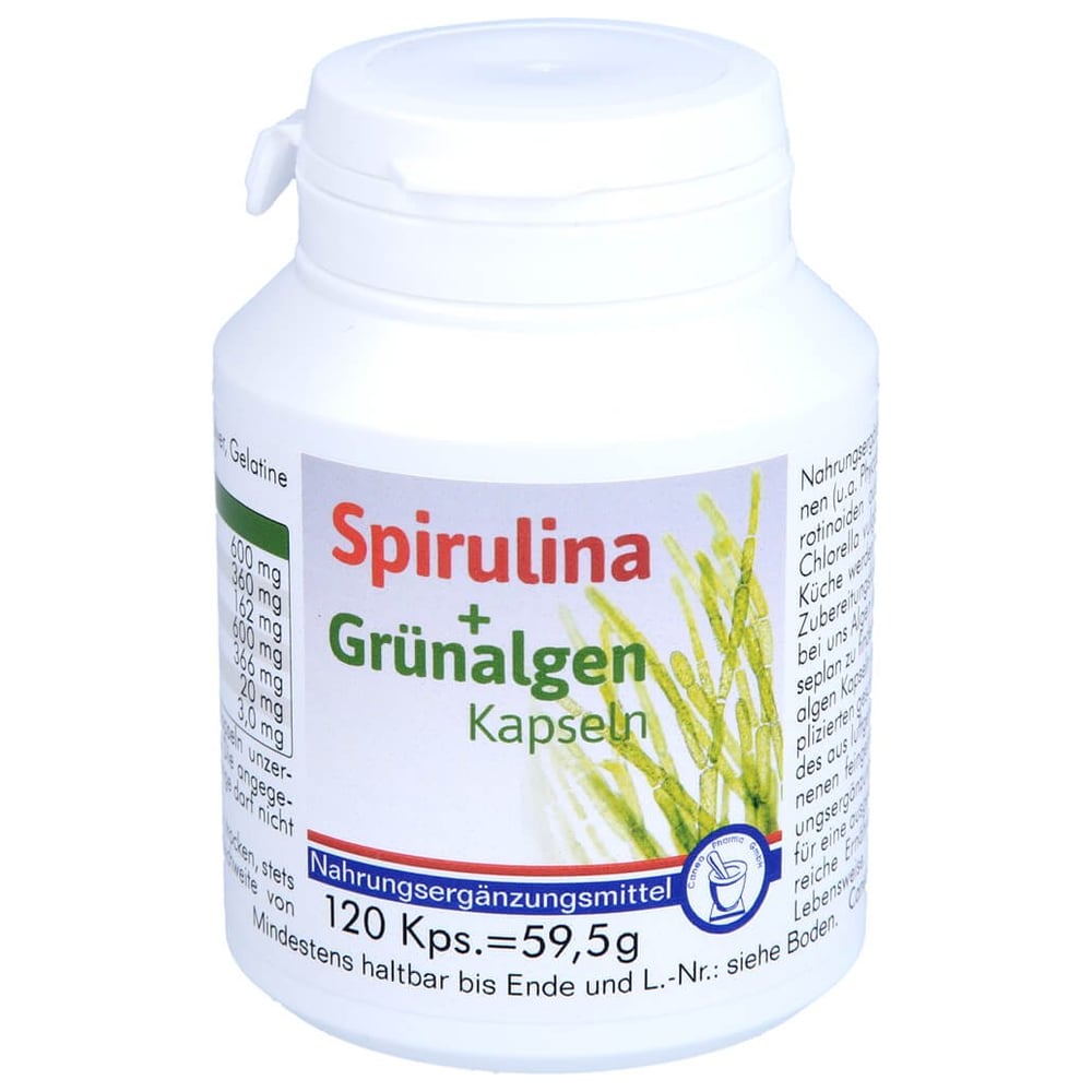 Spirulina + Grünalgen Kapseln