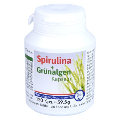 Spirulina + Grünalgen Kapseln