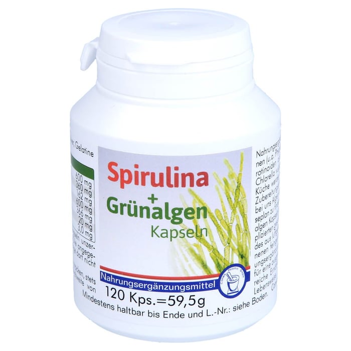 Spirulina + Grünalgen Kapseln
