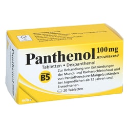 Panthenol 100 mg Jenapharm Tabletten