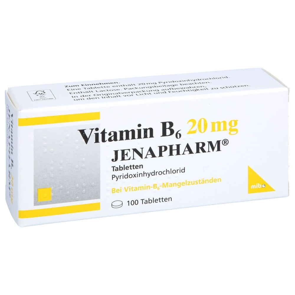 Vitamin B6 20 mg JENAPHARM