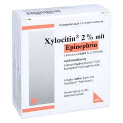 XYLOCITIN 2% m.Epinephrin 0,001% Inj.-Lsg.Amp.