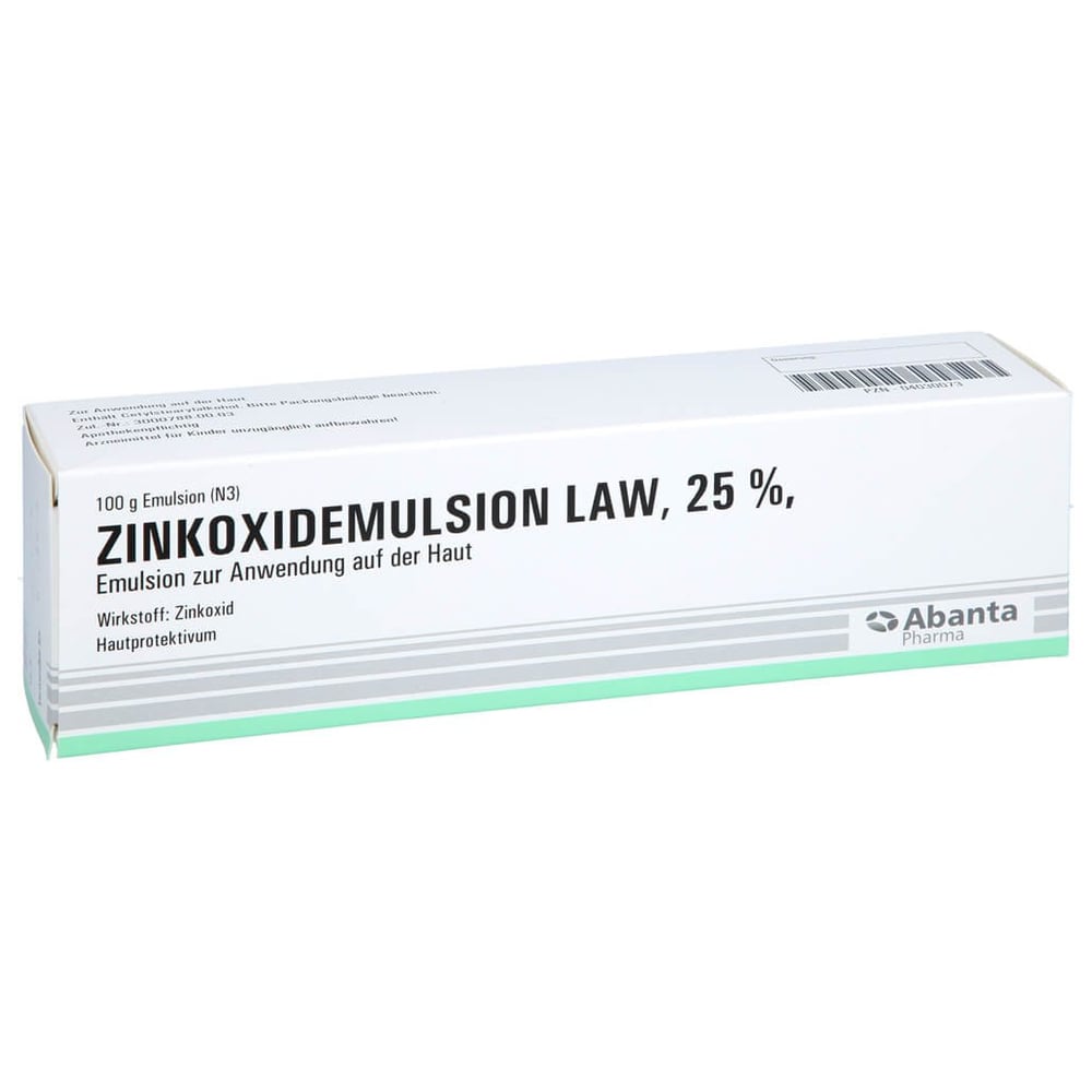 Zinkoxid Emulsion Law