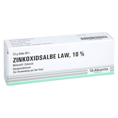 Zinkoxidsalbe LAW 10 %