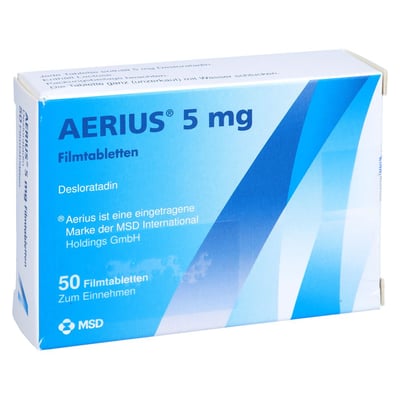 Aerius 5 mg Filmtabletten Produktbild 1