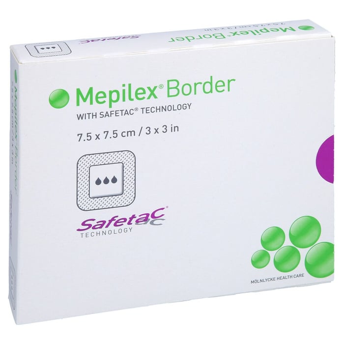Mepilex Border Verband 7.5x7.5cm