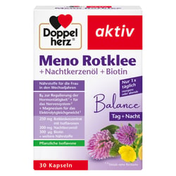 Doppelherz Meno Rotklee+Nachtkerzenöl+Biotin