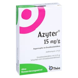 Azyter 15 mg/g Augentropfen im Einzeldosisbehältnis