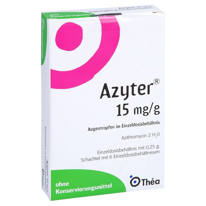 Azyter 15mg/g Augentropfen im Einzeldosisbehältnis