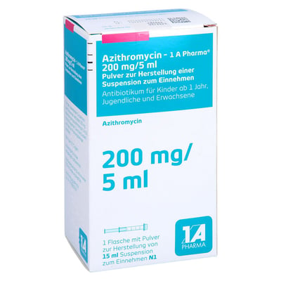 Azithromycin-1A Pharma 200 mg/5 ml