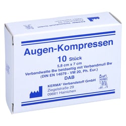 Augenkompress 5.8x7cm Unst