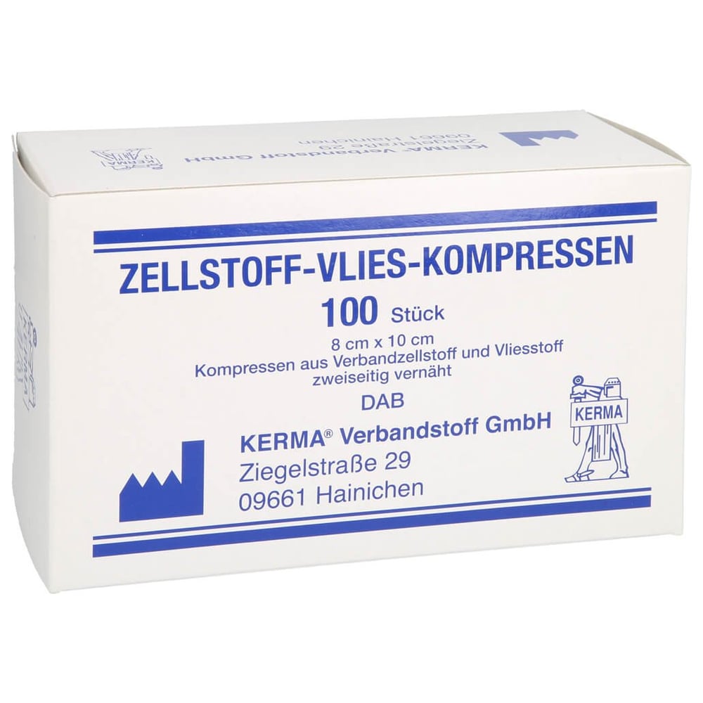 Zellstoff Vlies Kompressen unsteril 8x10 cm