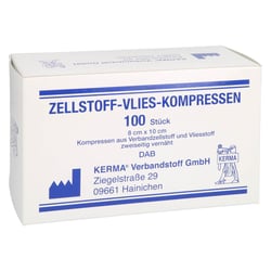 Zellstoff Vlies Kompressen unsteril 8x10 cm