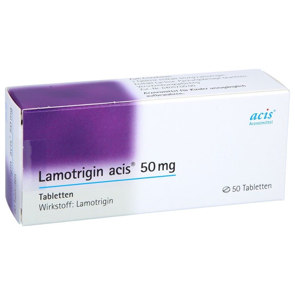 Lamotrigin acis 50 mg