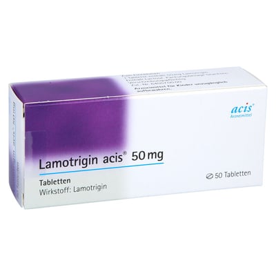 Lamotrigin acis 50 mg