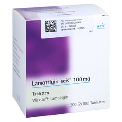 Lamotrigin acis 100 mg