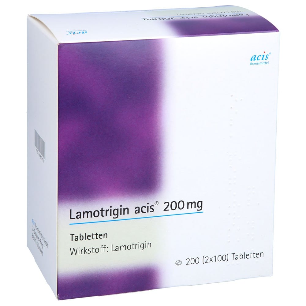 Lamotrigin acis 200 mg