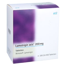 Lamotrigin acis 200 mg