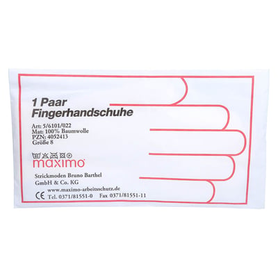 Handschuhe Strick Baumwolle Größe 8 dünn Produktbild 1