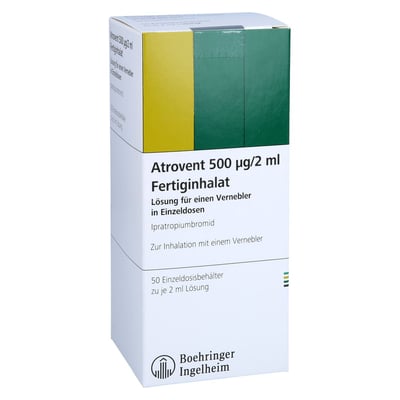 Atrovent 500 µg/2 ml Fertiginhalat