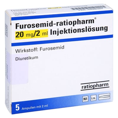 Furosemid-ratiopharm 20 mg/2 ml Injektionslösung